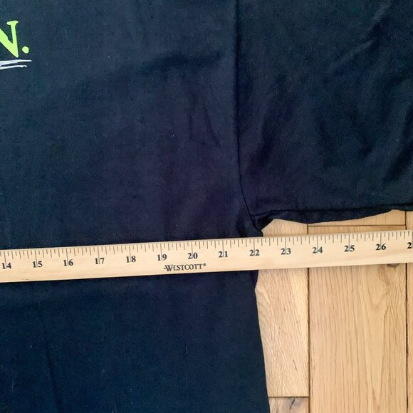 Vintage Y2K I am an Alien Jerzees Tag Men's Large Black Skating Surfing Biking - Picture 2 of 4